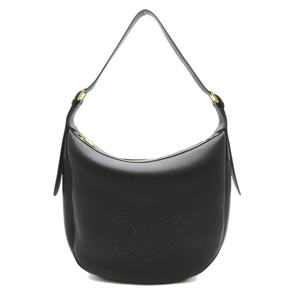 Celine Handbags - Celine Heloise Cuir Shoulder Bag Black Calf